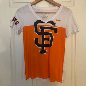 Nike Giants V-neck T-shirt - Small